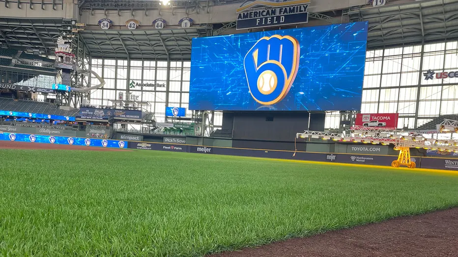 Brewers home opener, American Family Field groundskeepers ready